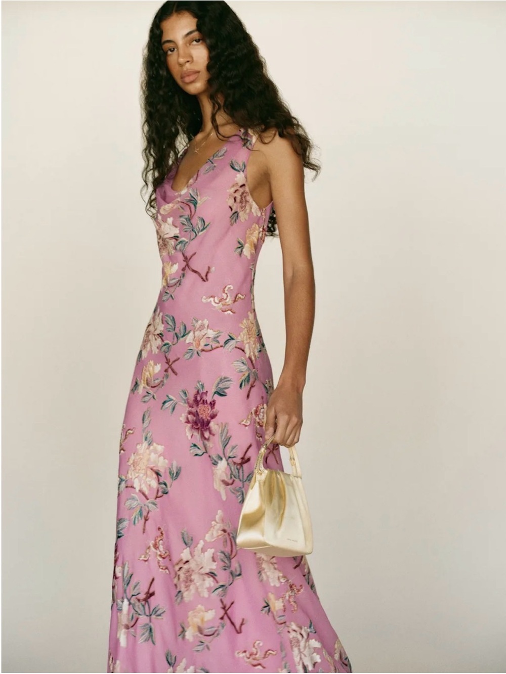 Reformation Annabelle Dress Botanical Mauve Size 4